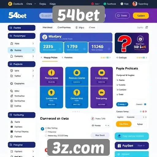 Experiência do usuário na interface do 54bet
